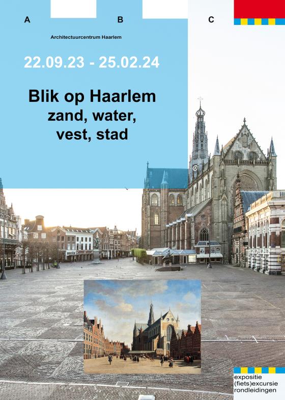 voorkant flyer 'blik op haarlem' in het abc