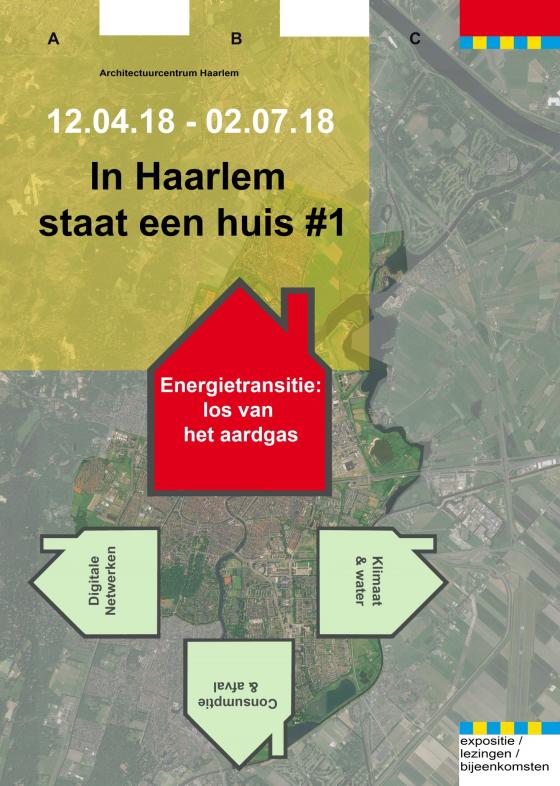 voorzijde uitnodiging IN HAARLEM STAAT EEN HUIS