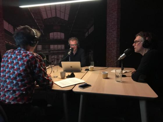 opnamen podcasts over de stad