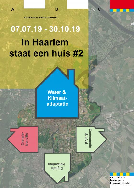 in haarlem staat een huis - uitnodigingskaart